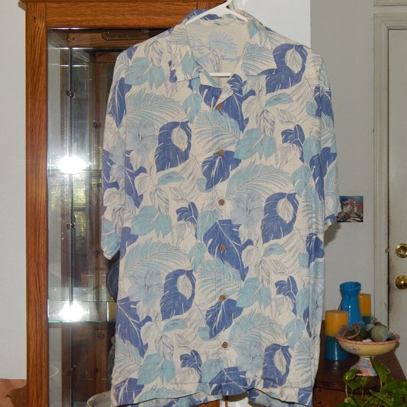 4 Shirts TOMMY BAHAMA Bugle Boy PURITAN M 16 1/2  Hawaiian - Picture 7 of 8